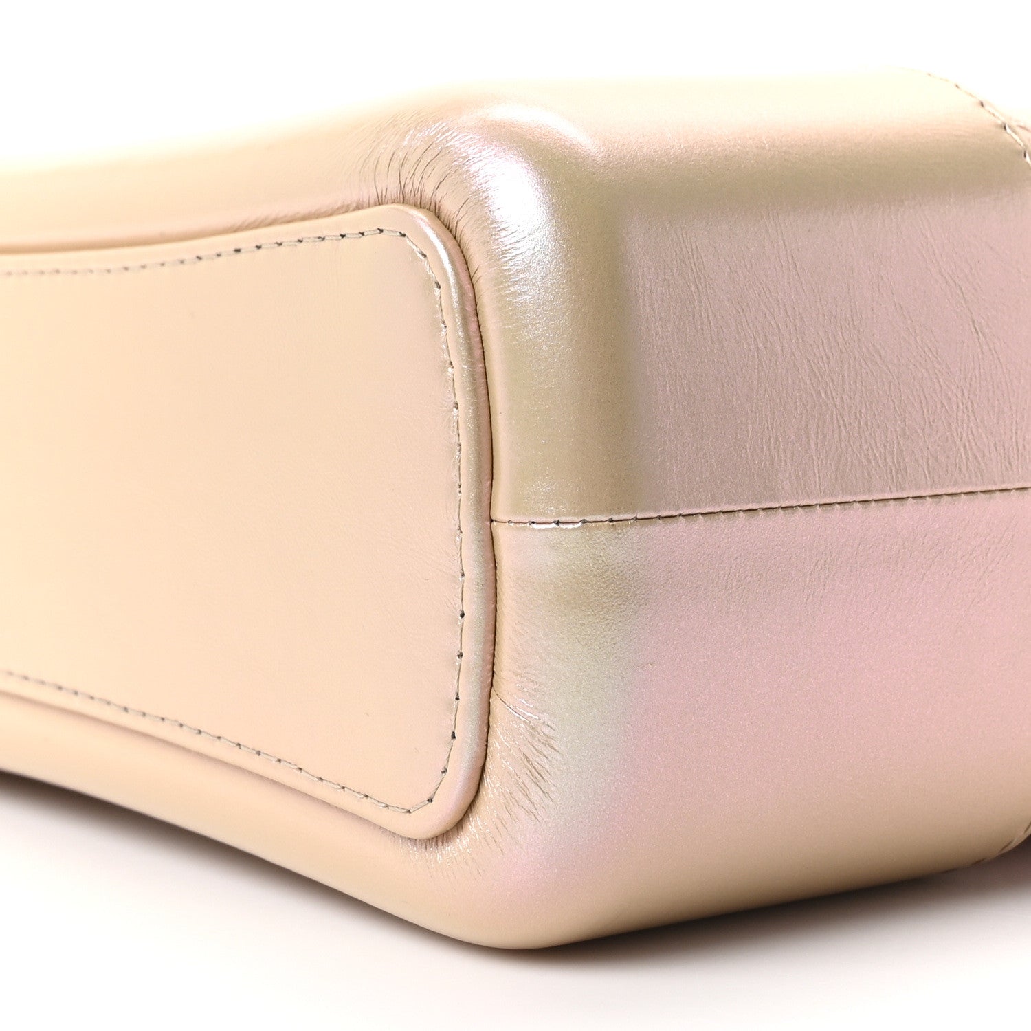 Chanel Iridescent Aged Calfskin Quilted Medium Gabrielle Hobo Light Pink 9 of 9