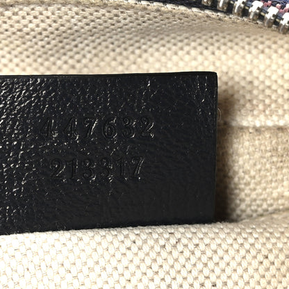 Gucci Monogram Multicolor Matelasse Diagonal Small GG Marmont Chain Shoulder Bag Pink Blue 6 of 10