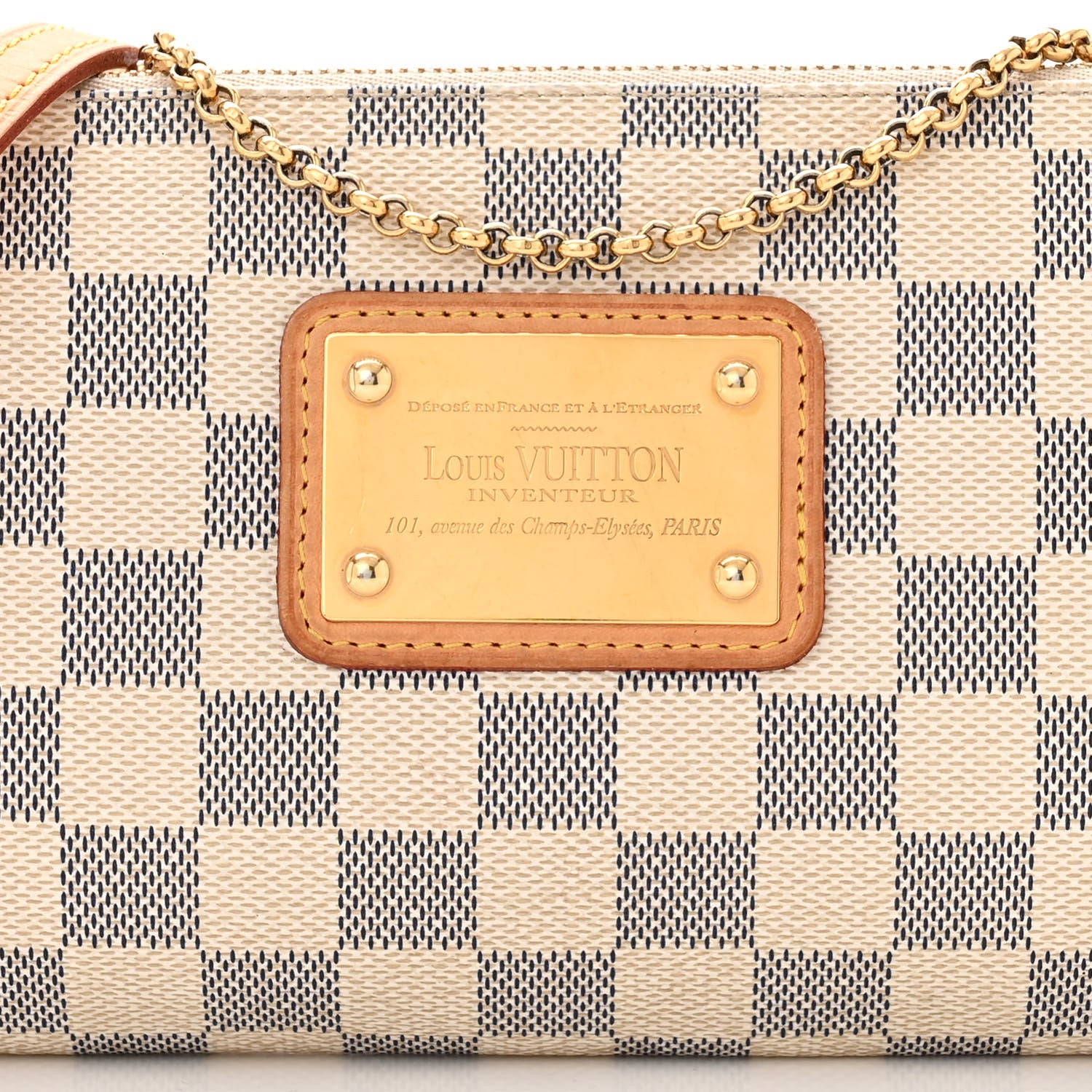 Louis Vuitton Damier Azur Eva Clutch 7 of 12