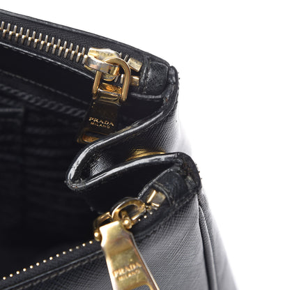 Prada Saffiano Medium Galleria Double Zip Tote Black 11 of 16