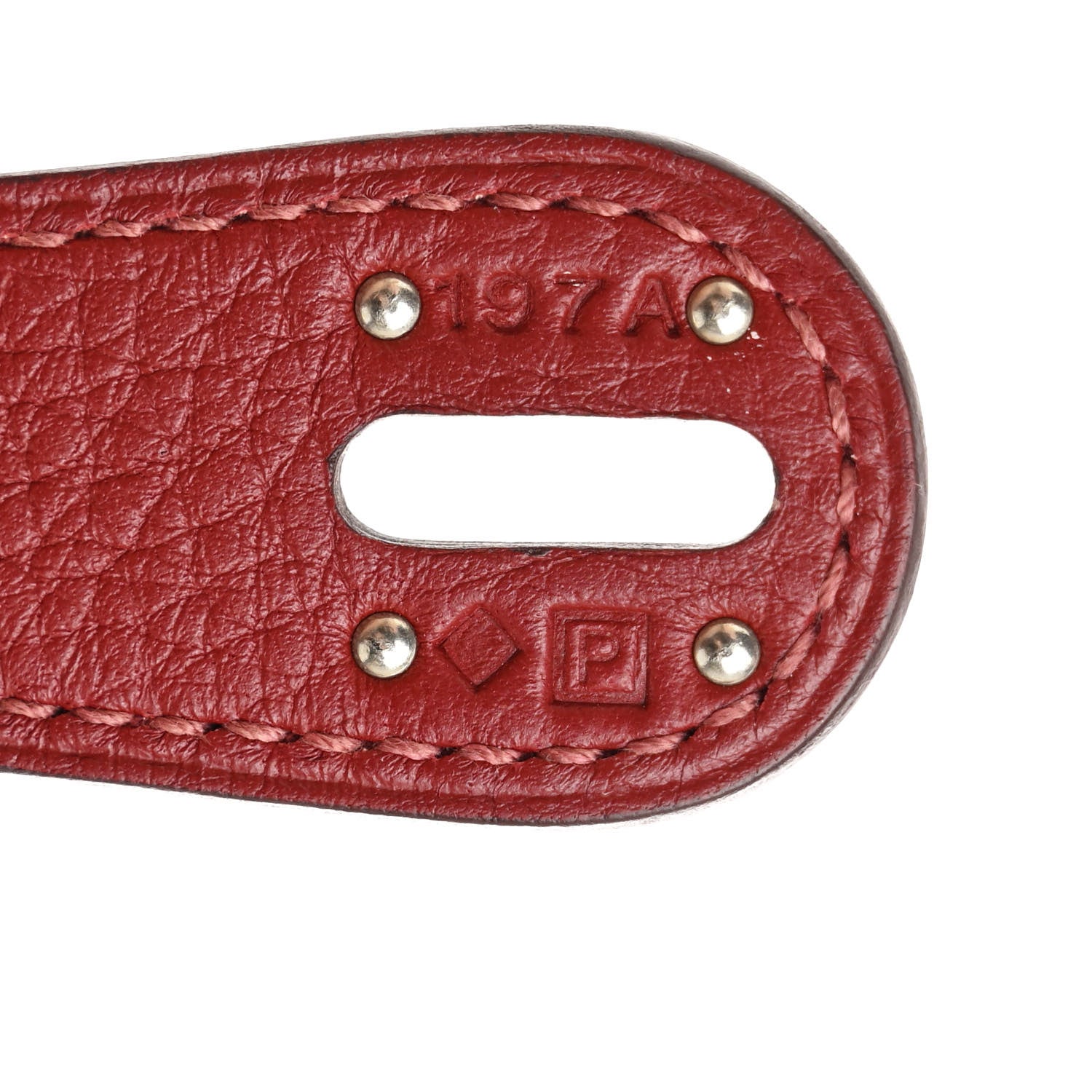 Hermes Taurillon Clemence Eclat Lindy 30 Marron D'Inde Rouge H 7 of 10