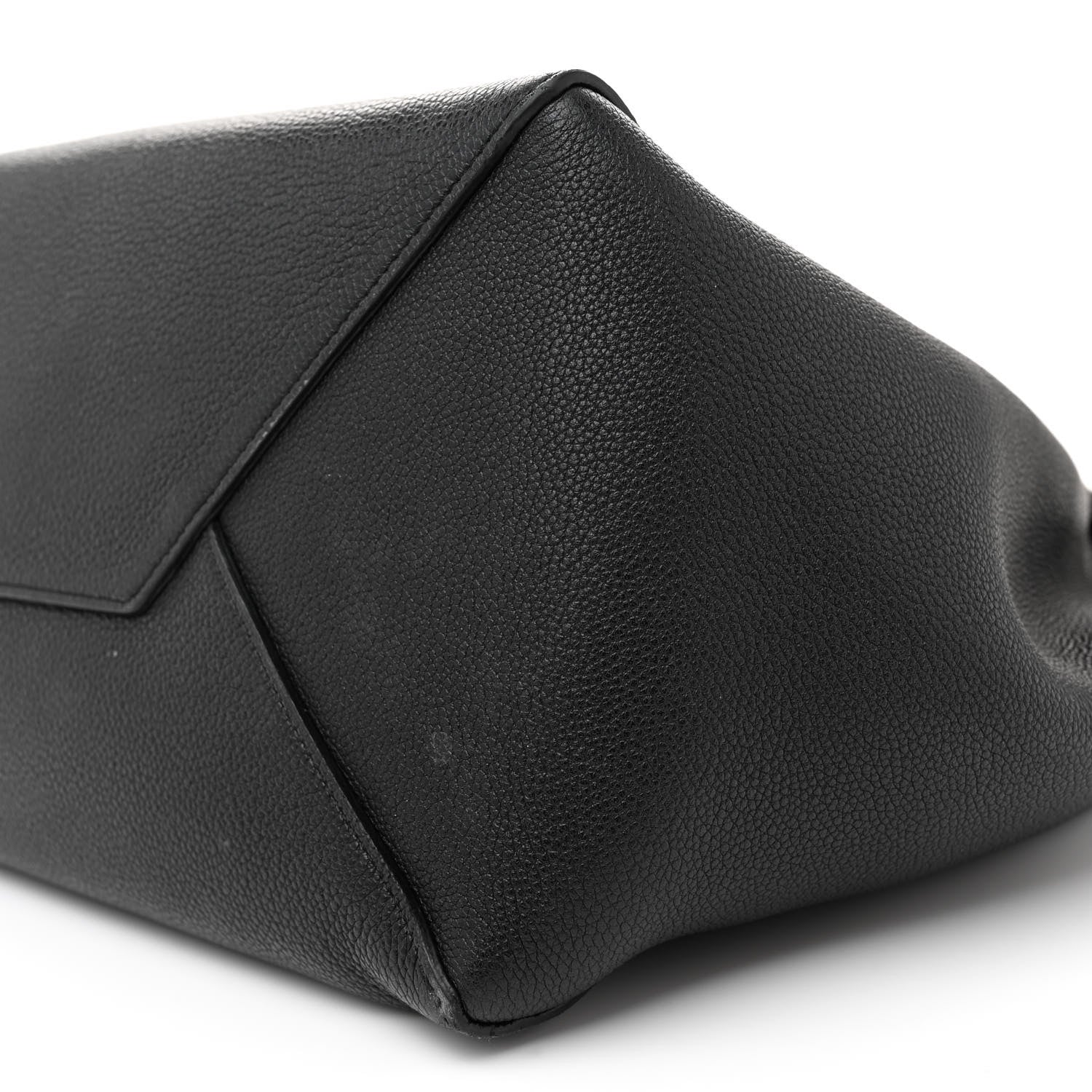 Celine Soft Grained Calfskin Medium Belt Cabas Phantom Black 10 of 15