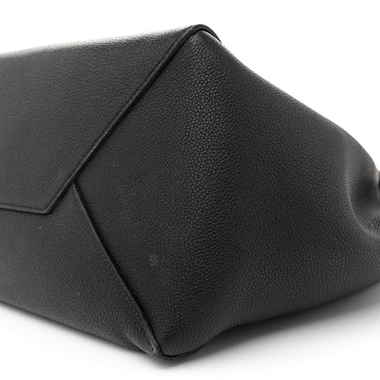 Celine Soft Grained Calfskin Medium Belt Cabas Phantom Black 10 of 15