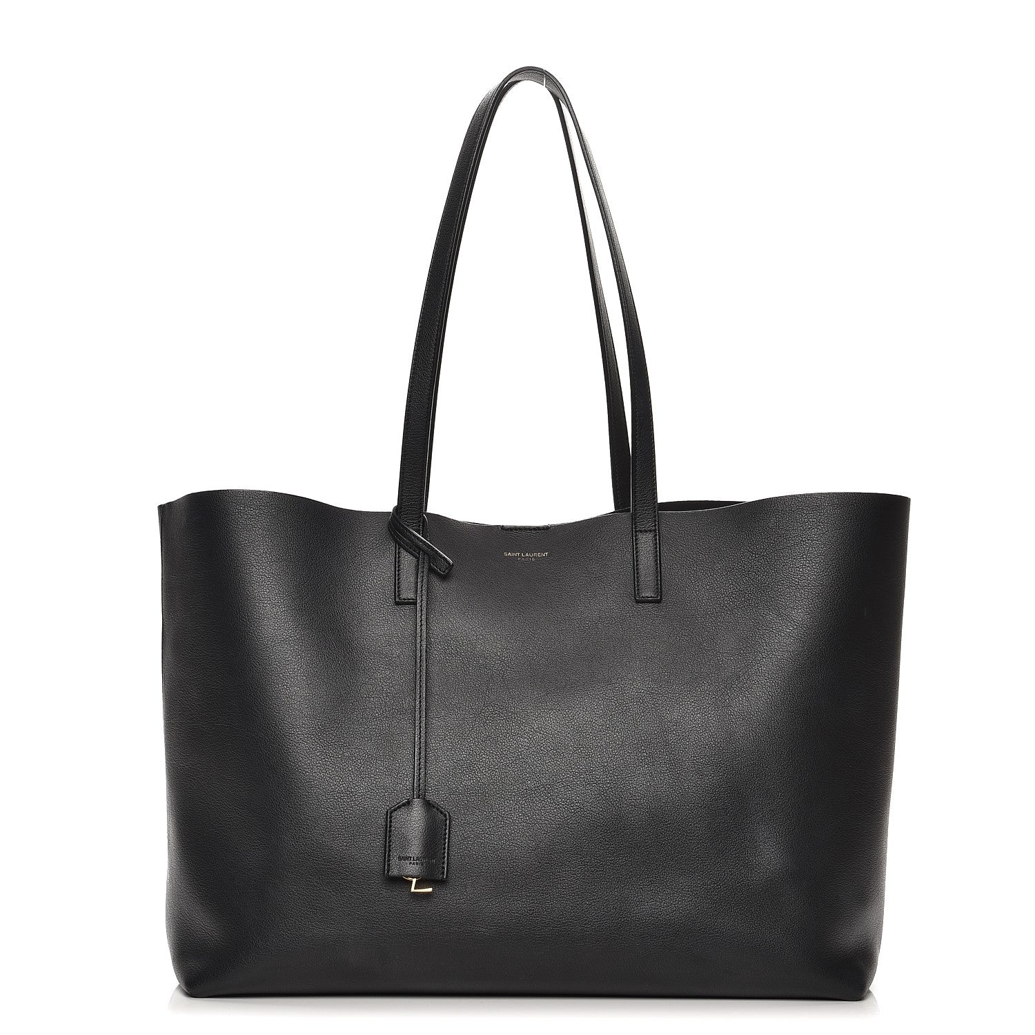 Saint Laurent Calfskin Large Shopping Tote Black 1 of 10