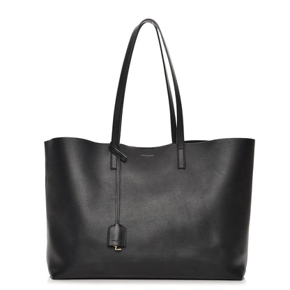 Saint Laurent Calfskin Large Shopping Tote Black 1 of 10