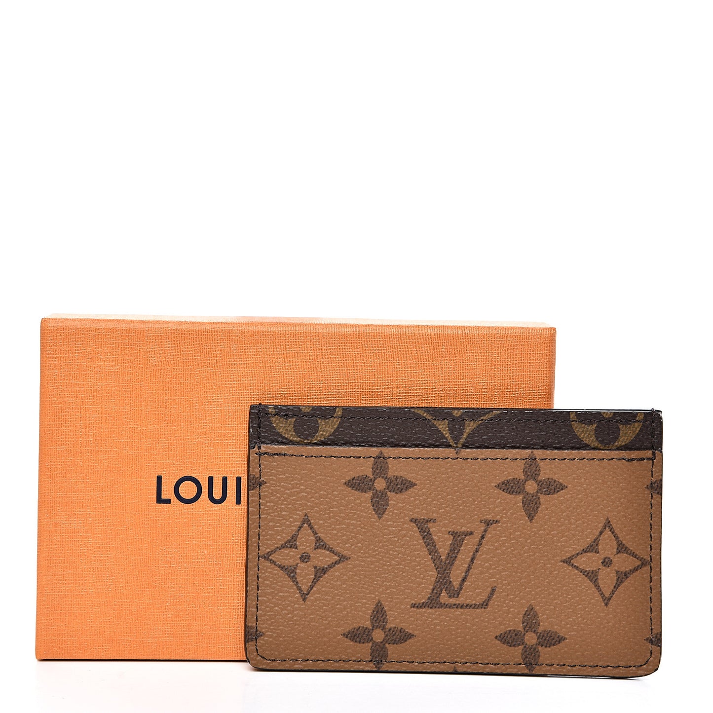 Reverse Monogram Card Holder