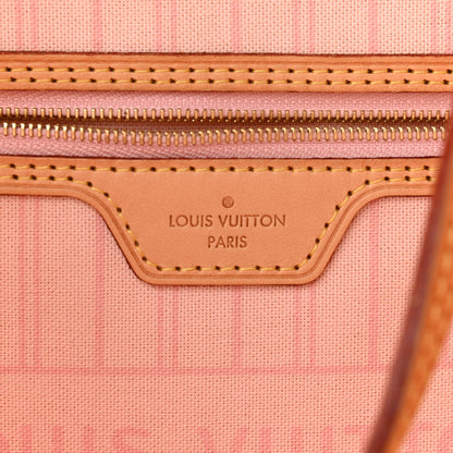 Louis Vuitton Damier Azur Neo Neverfull MM Rose Ballerine 7 of 13