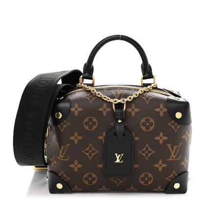 Louis Vuitton Monogram Petite Malle Souple Black 1 of 9