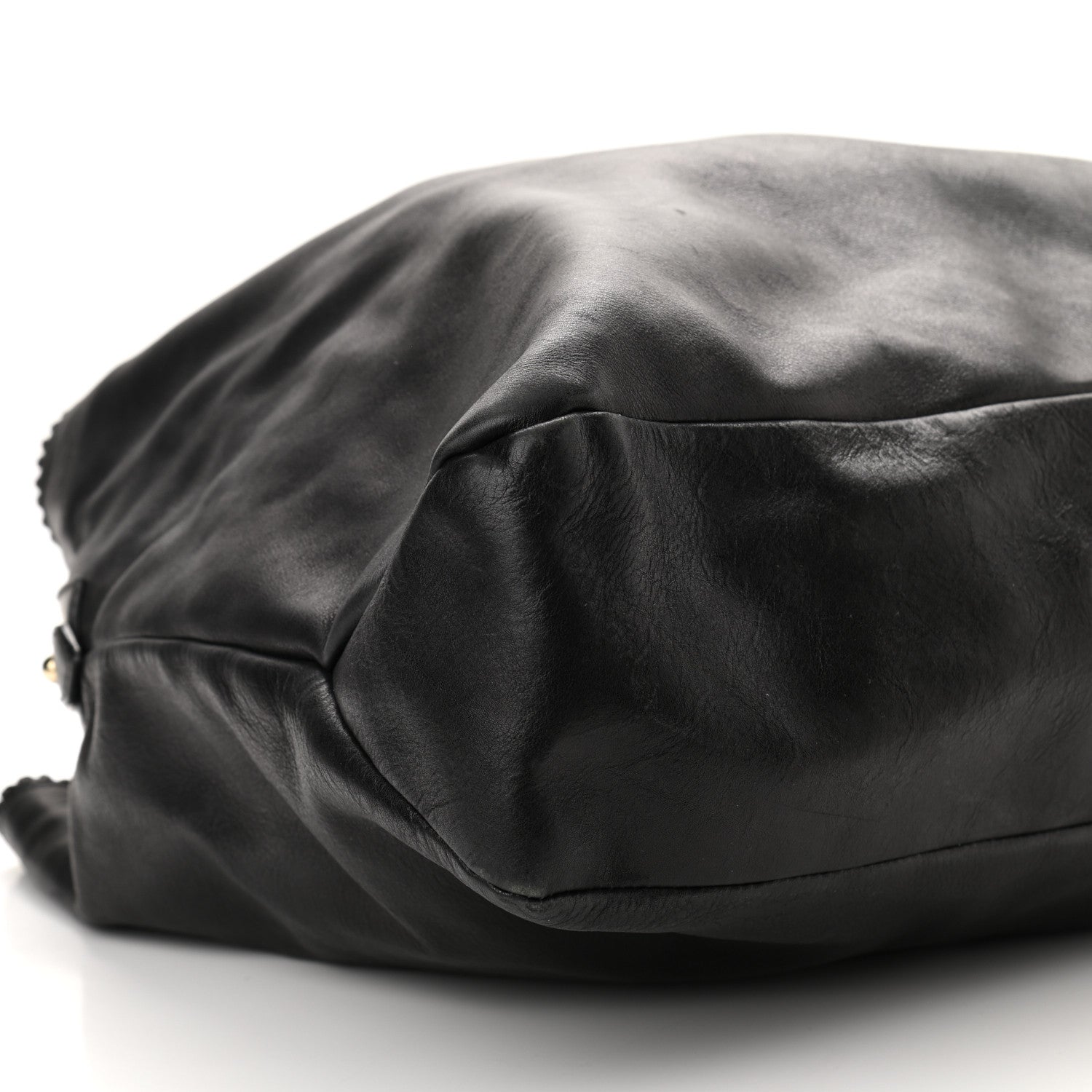Gucci Calfskin Large Horsebit Chain Hobo Black 5 of 13