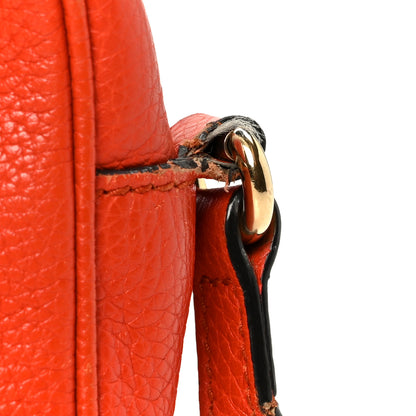Gucci Pebbled Calfskin Small Soho Disco Bag Sun Orange 14 of 15