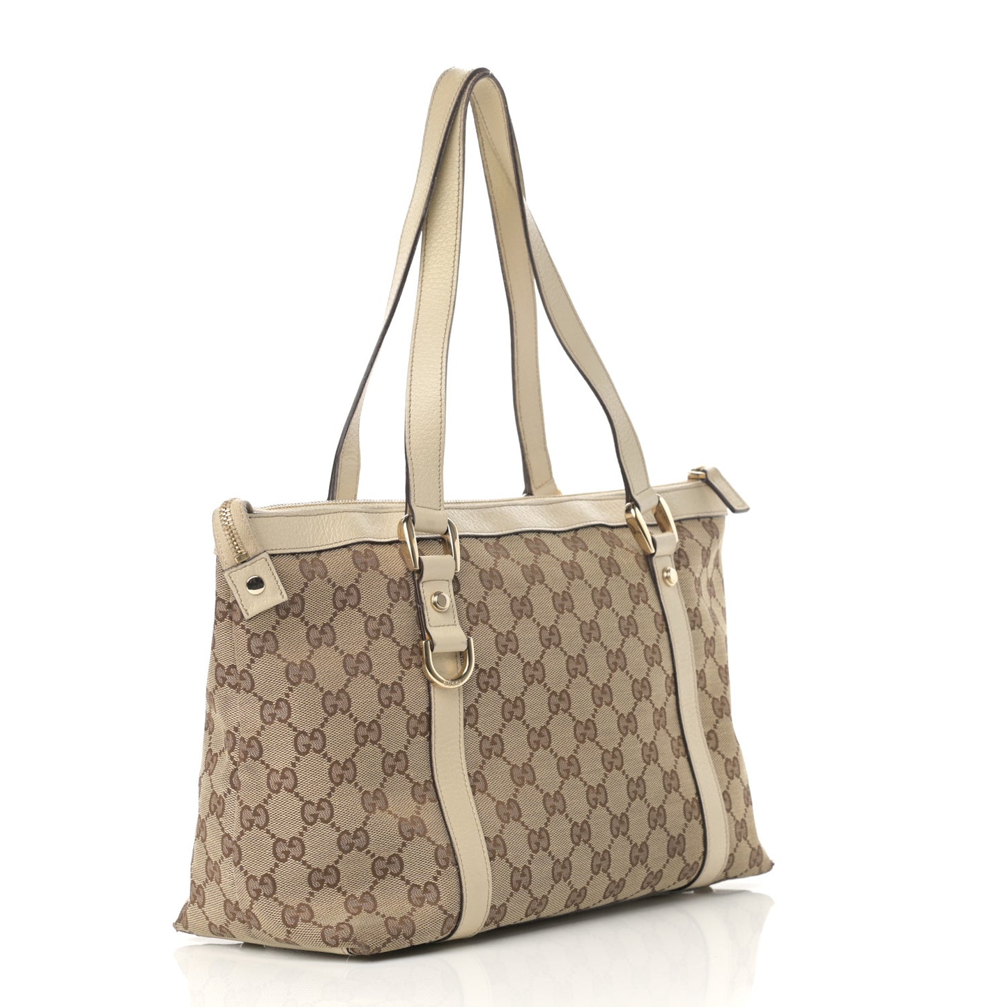 Monogram Medium Abbey Tote Off White