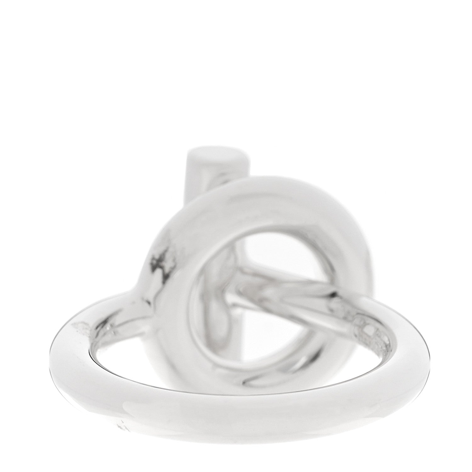 Hermes Sterling Silver GM Echappee Ring 52 6 3 of 5
