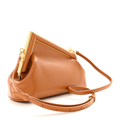 Fendi Shiny Nappa Small Fendi First Caramello 3 of 10