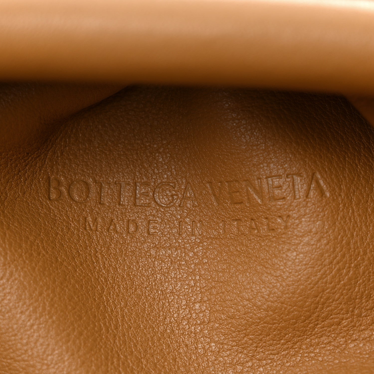 Bottega Veneta Calfskin Teen Pouch Caramel 6 of 12