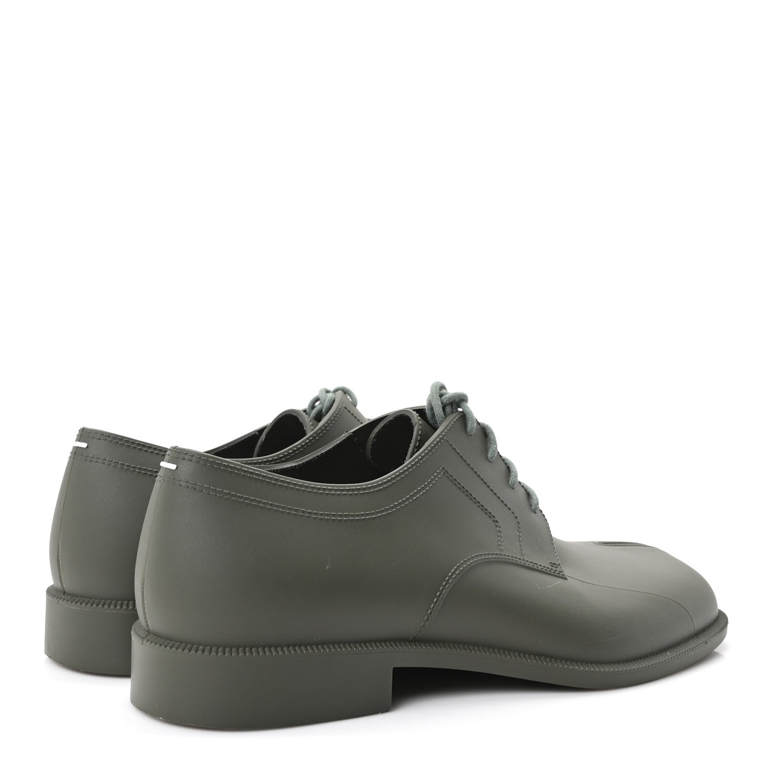 Maison Margiela PVC Tabi Lace-Ups Derby 41 Green 5 of 9