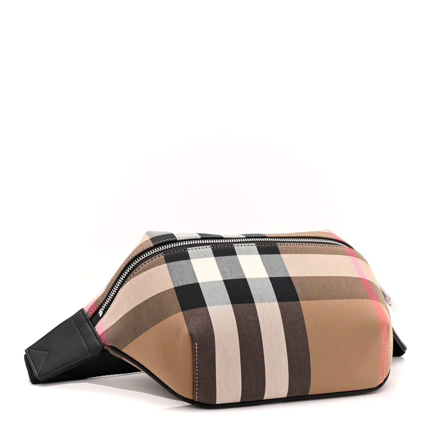 House Check Sonny Bum Bag Taupe Brown