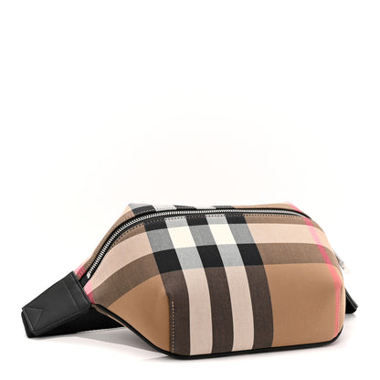 Burberry House Check Sonny Bum Bag Taupe Brown 4 of 10