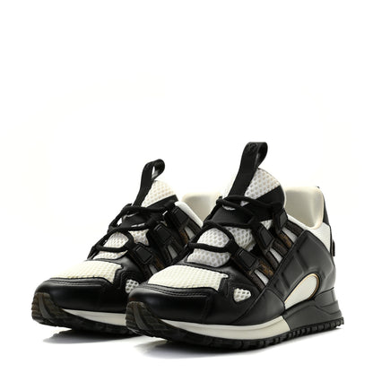 Louis Vuitton Calfskin Monogram Run Away Sneakers 35 Black 2 of 14