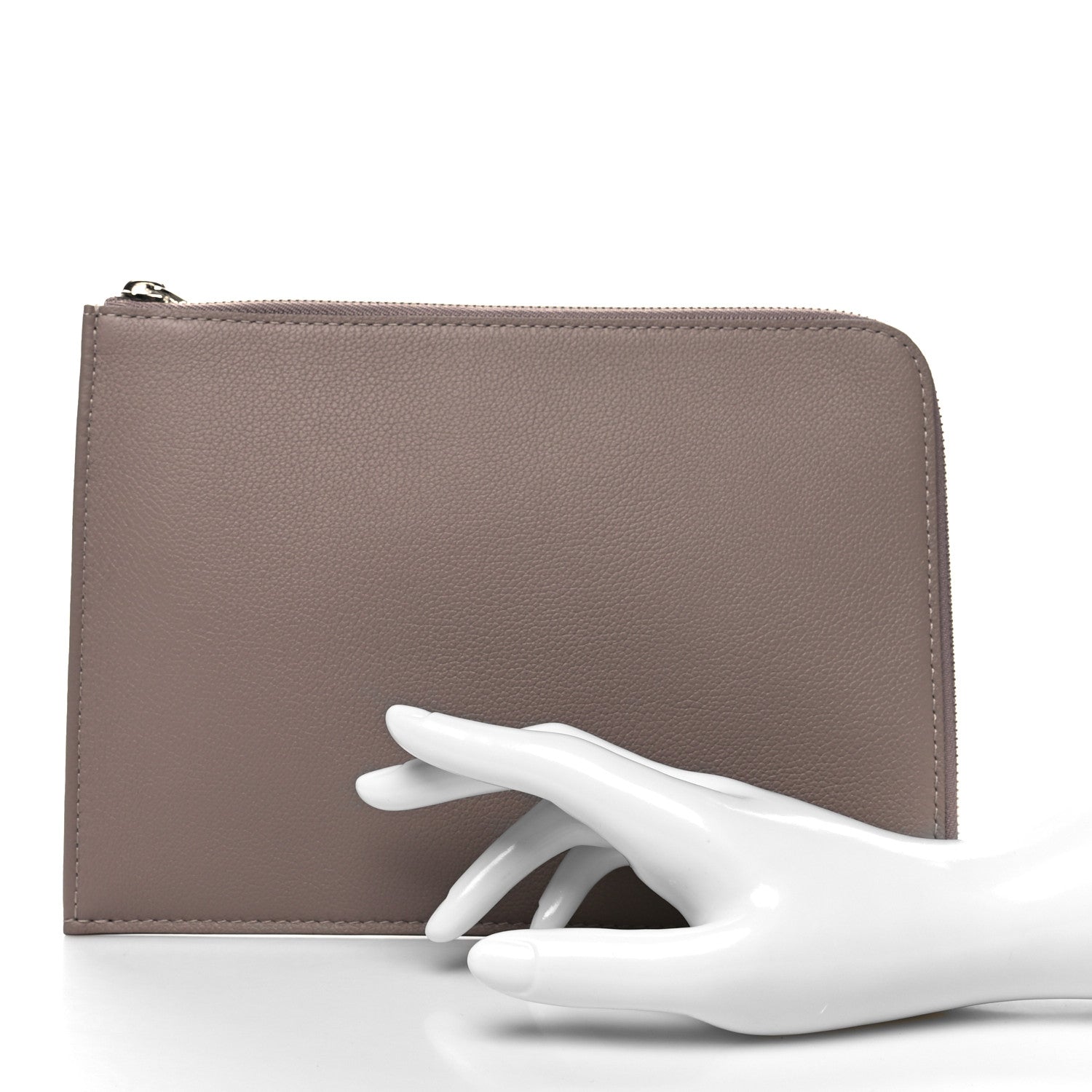 Louis Vuitton Calfskin Pochette Jour PM Taupe 2 of 10