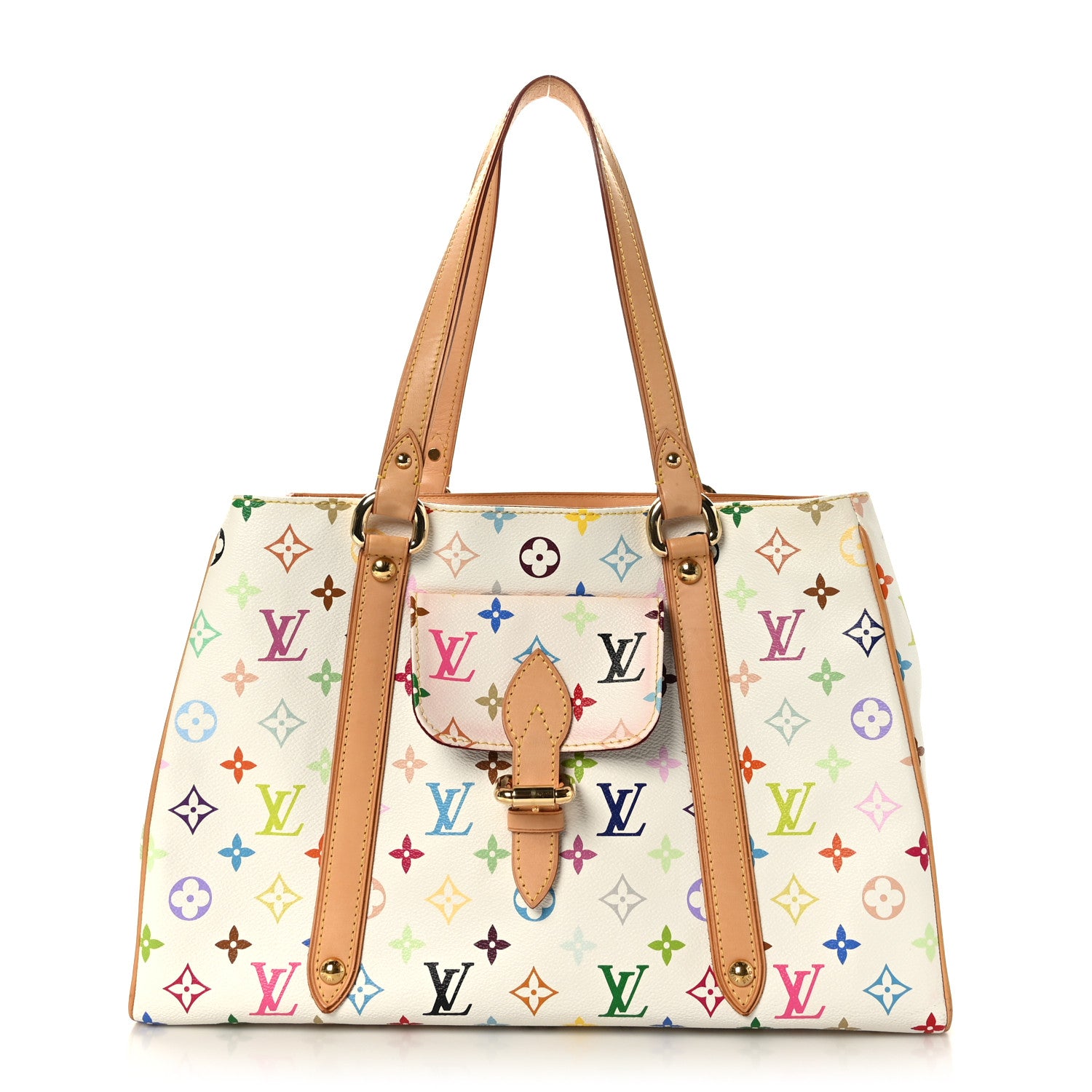 Louis Vuitton Monogram Multicolor Aurelia MM White 1 of 8