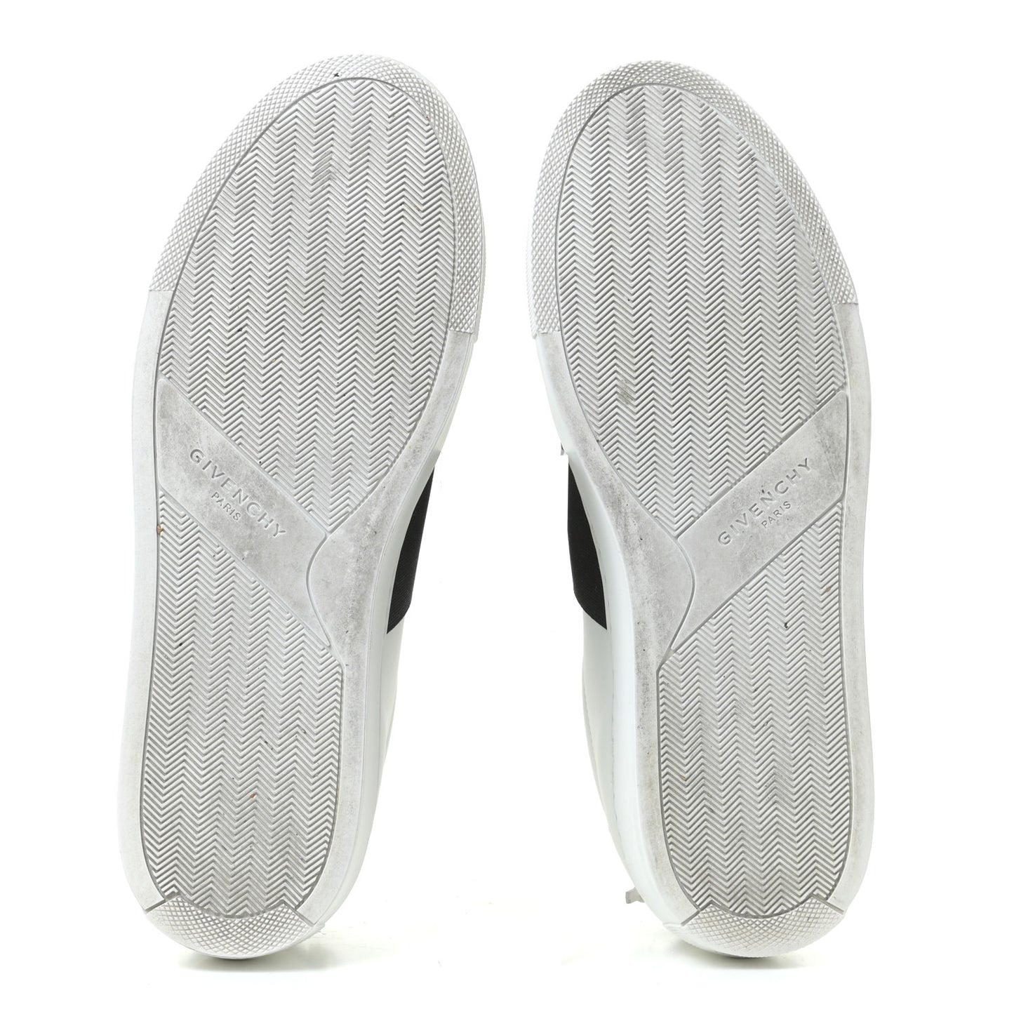 Calfskin Band Logo Womens Urban Street Sneakers 39.5 White Black