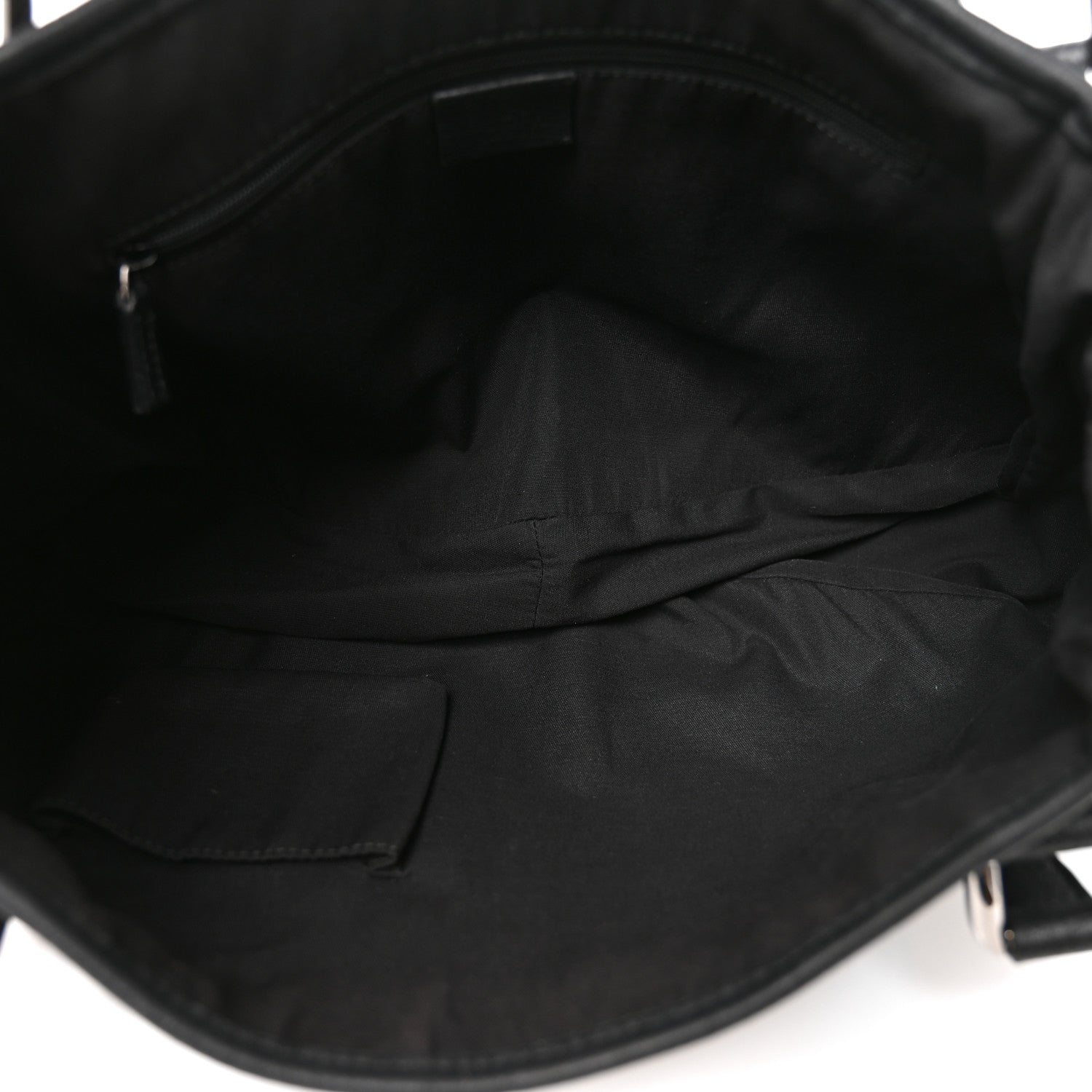 Gucci Monogram Denim Medium Abbey Shoulder Bag Black 5 of 10