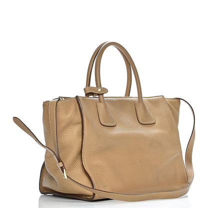 Prada Vitello Daino Shopping Tote Sughero 3 of 27