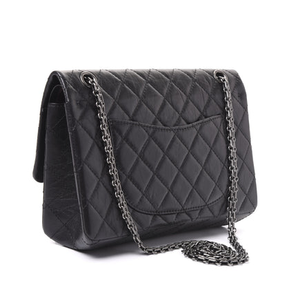 Chanel Aged Calfskin Quilted 2.55 Reissue 226 Flap Black 2 of 8