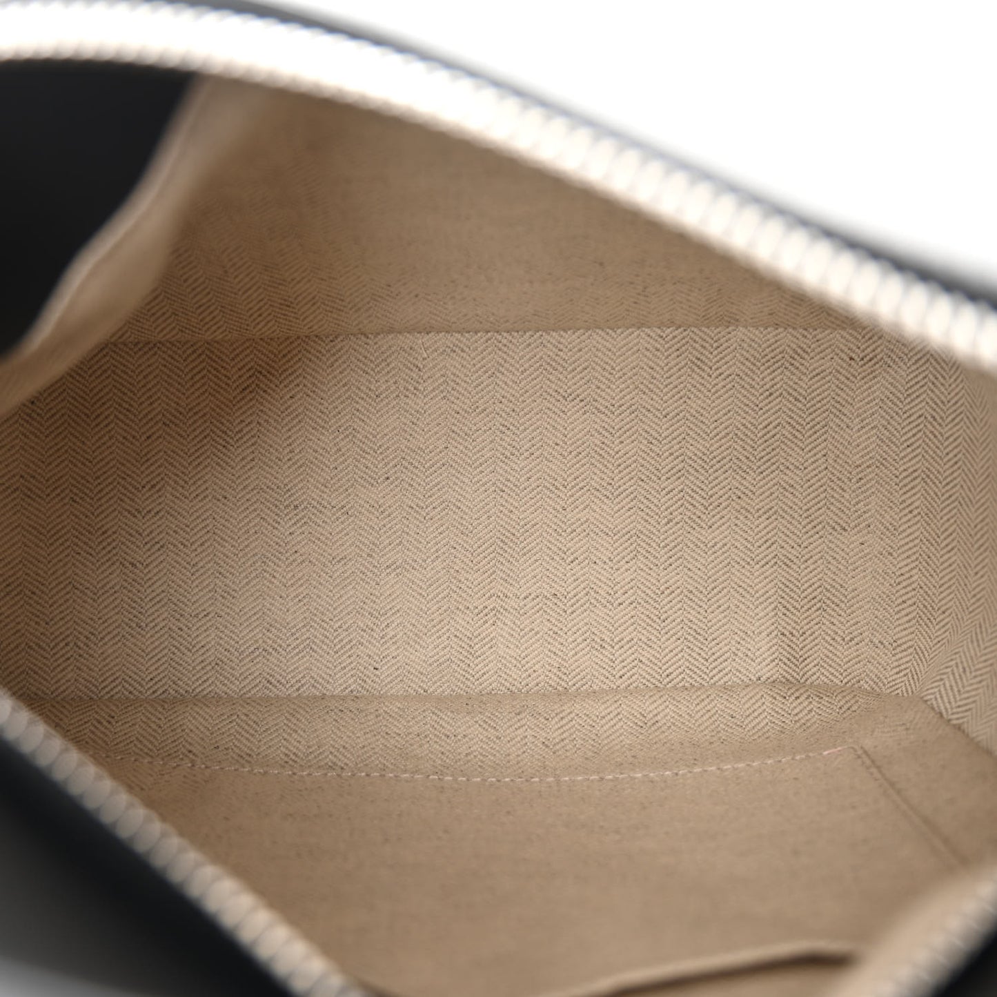 Calfskin Small Puzzle Edge Bag Black