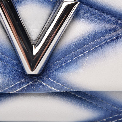 Louis Vuitton Lambskin Malletage Contraste GO-14 PM Blue 16 of 23