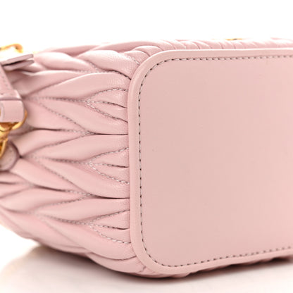 Miu Miu Nappa Matelasse Micro Vanity Case Alabastro 10 of 12