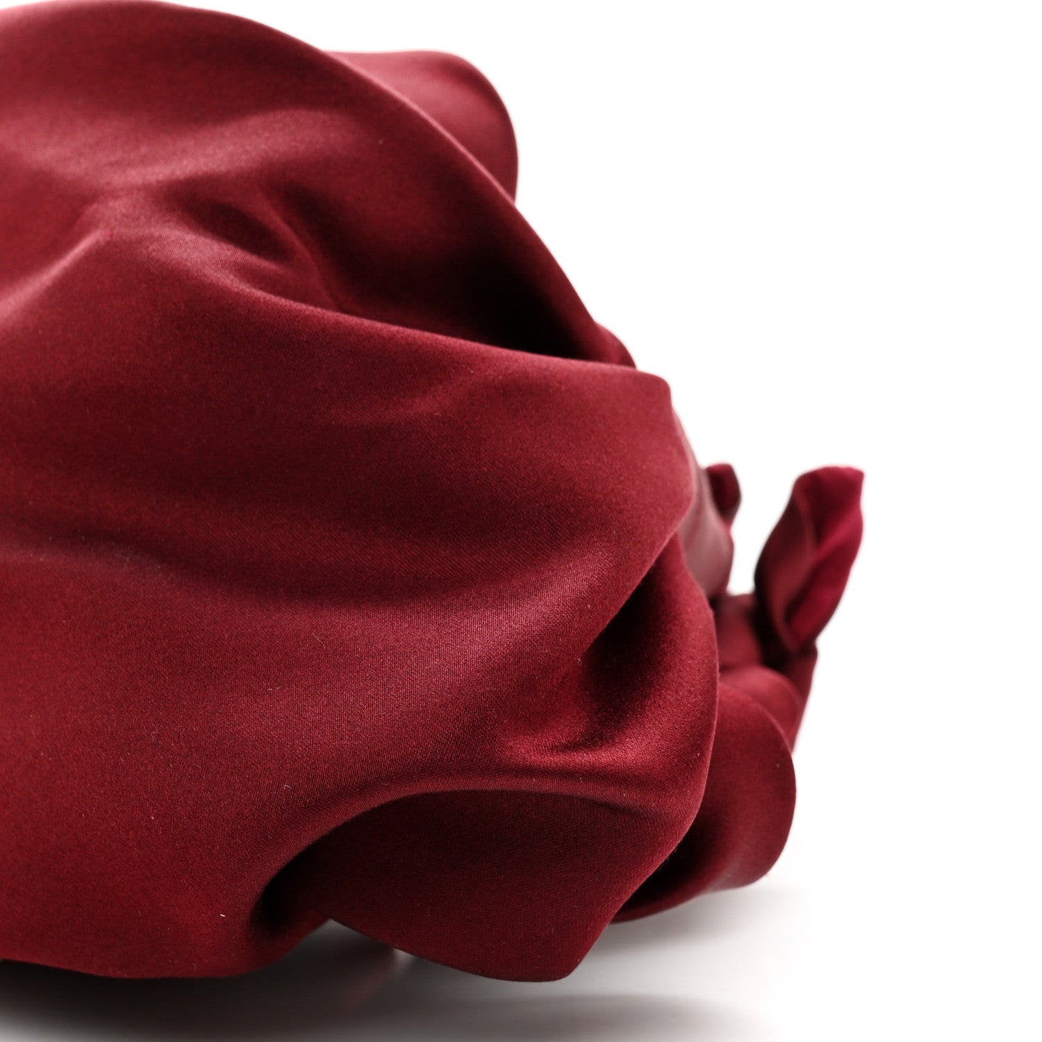 The Row Satin The Ascot Bag Burgundy 10 of 11