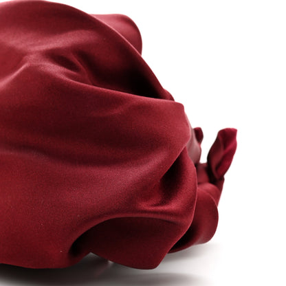 The Row Satin The Ascot Bag Burgundy 10 of 11