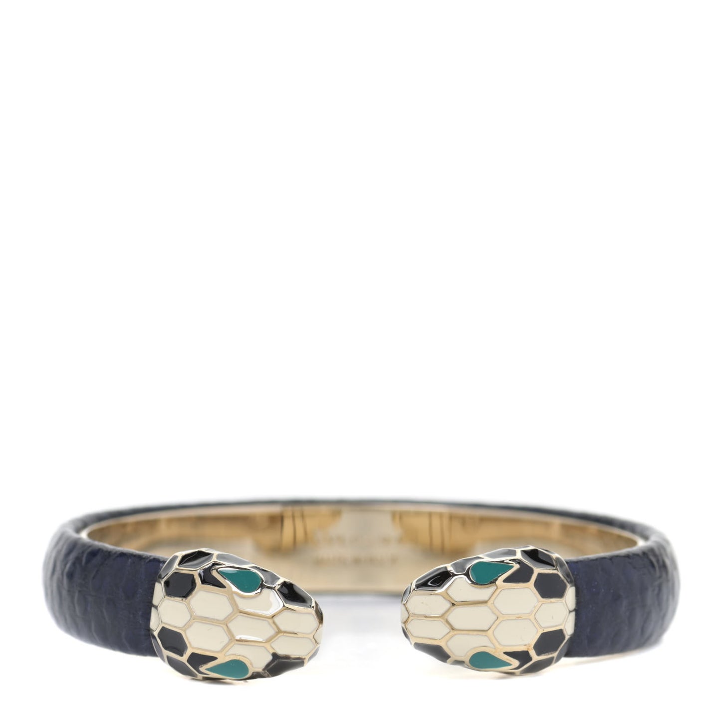Galuchat Serpenti Forever Bracelet S Navy