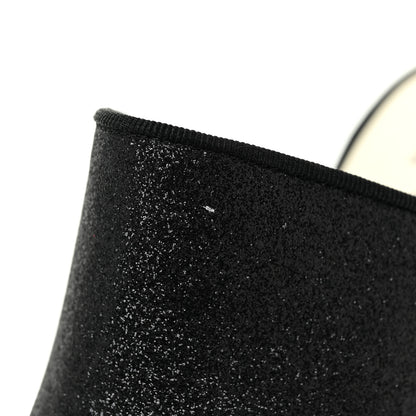 Chanel Fabric Cap Toe CC Mules 36.5 Black 11 of 13