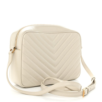 Saint Laurent Calfskin Matelasse Monogram Lou Camera Bag Crema Soft 3 of 11