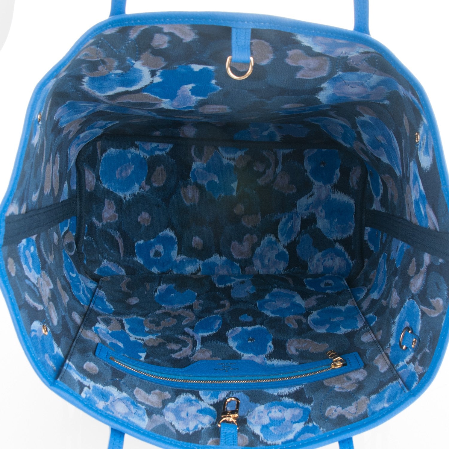 Louis Vuitton Monogram Articles de Voyage Ikat Neverfull MM Grand Blue 5 of 7