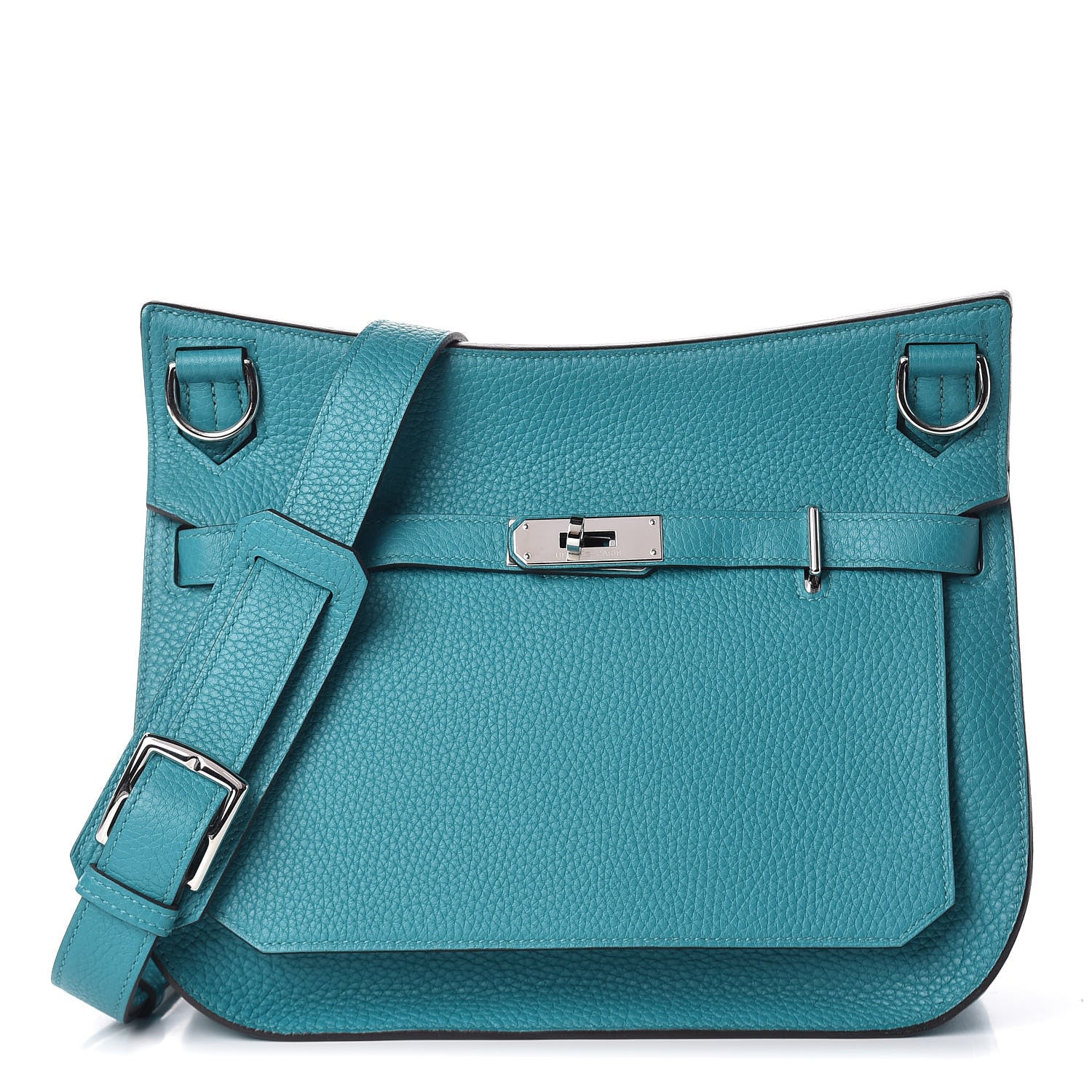 Hermes Taurillon Clemence Jypsiere 28 Bleu Paon 1 of 11
