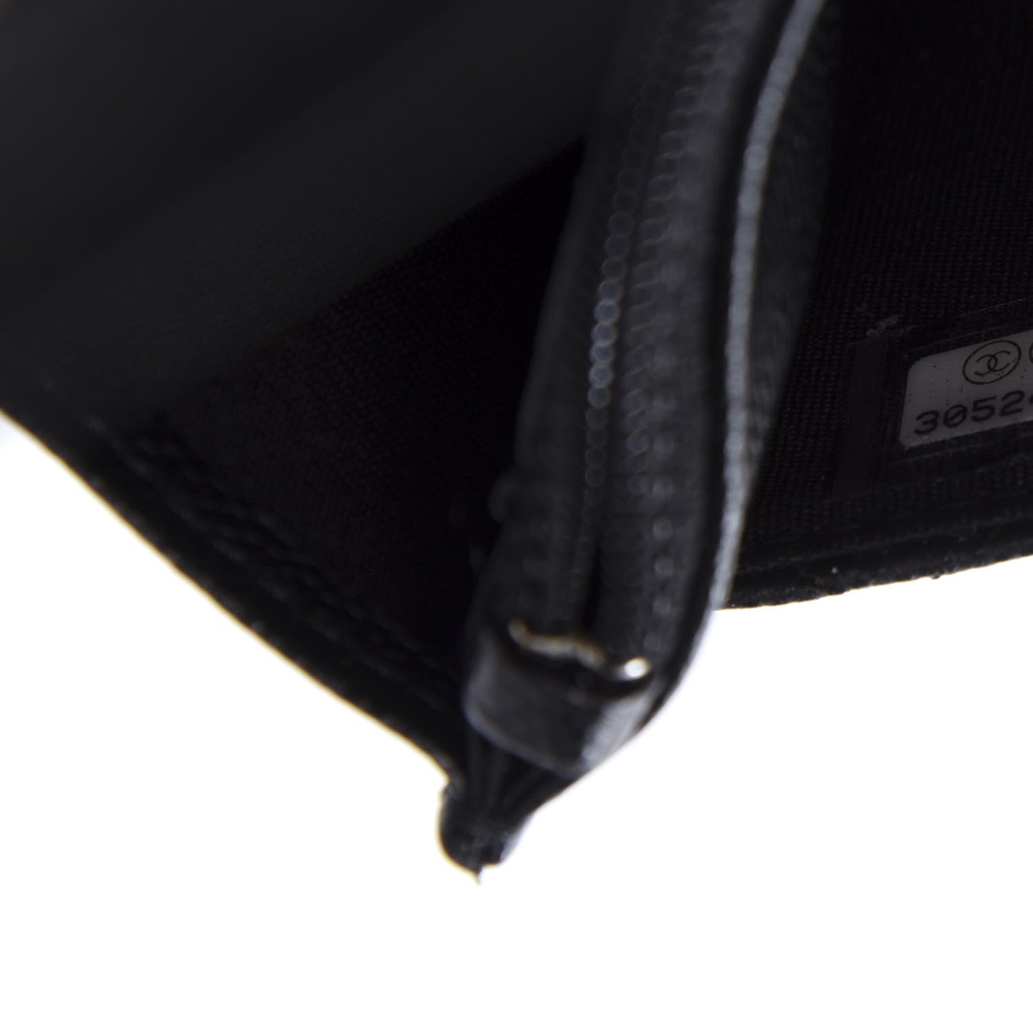 Chanel Caviar Quilted French New Wave Chain CC Wallet On Chain WOC Black 10 of 11