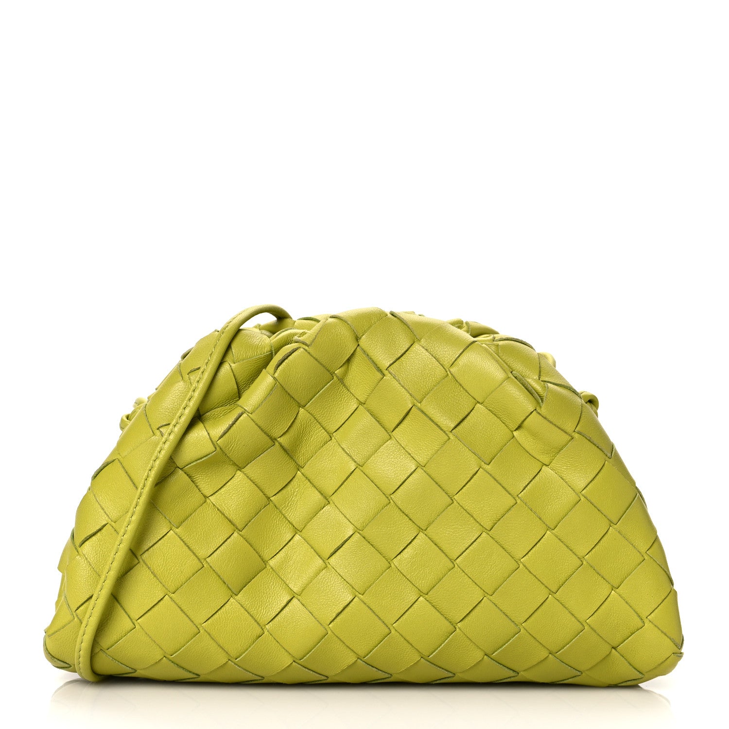 Bottega Veneta Nappa Intrecciato The Mini Pouch Kiwi 1 of 11