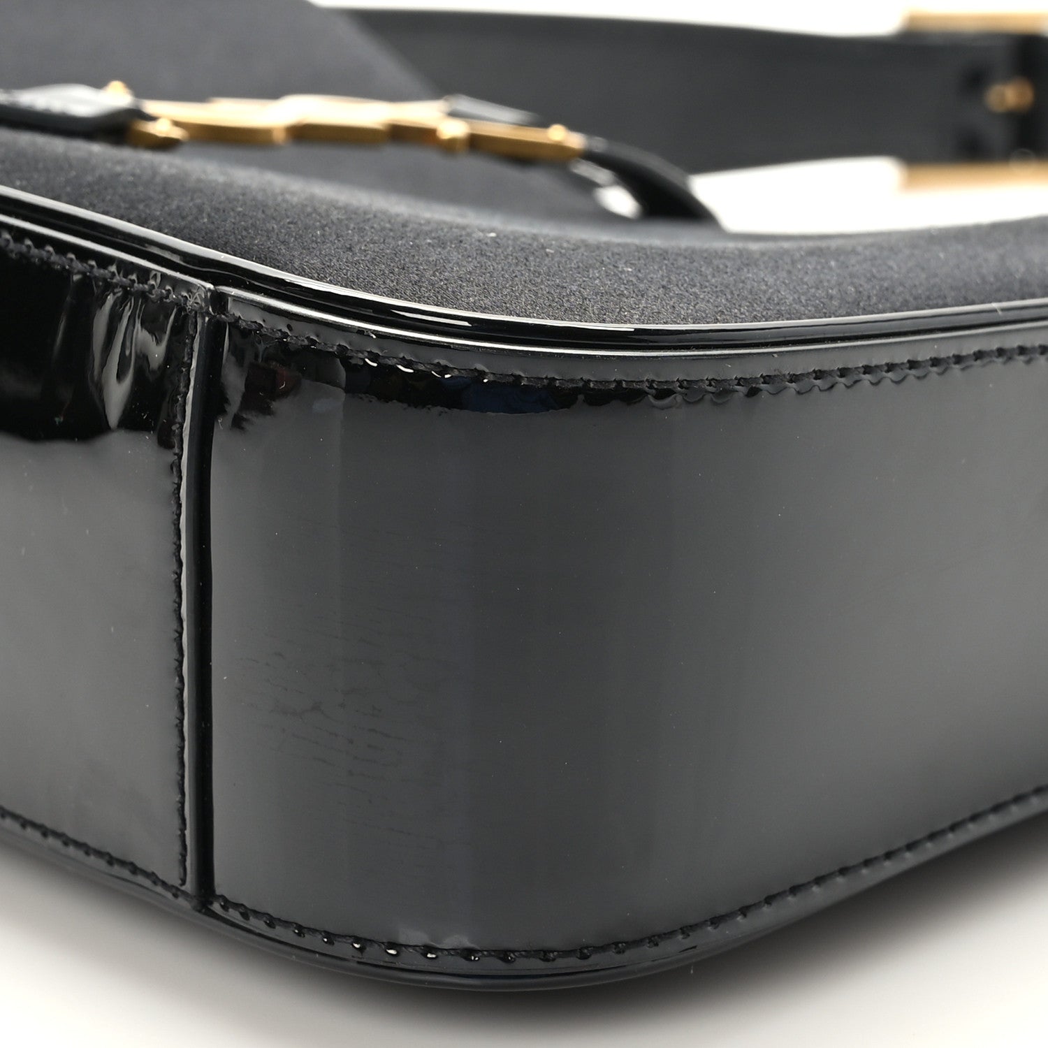 Saint Laurent Silk Satin Calfskin Le 5 A 7 Hobo Black 17 of 17