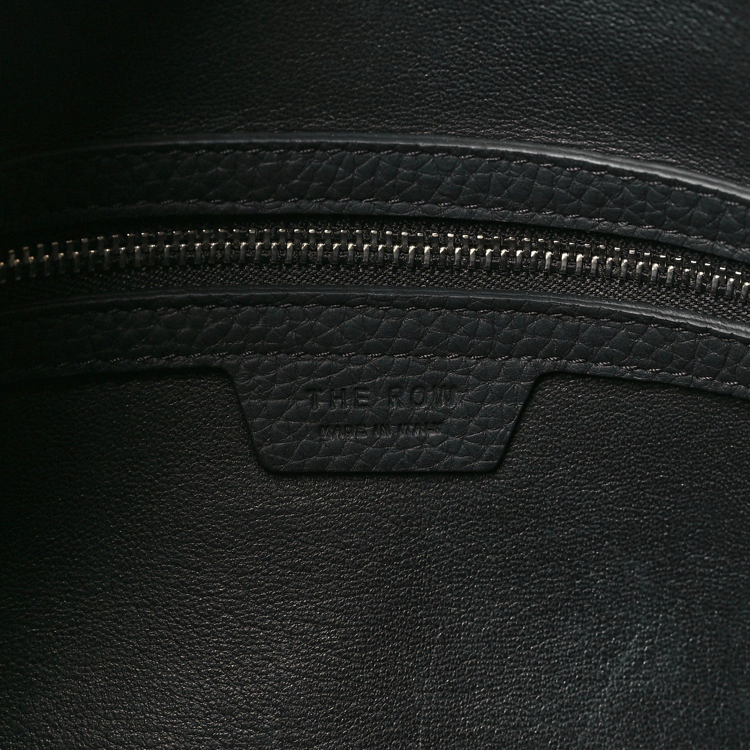 The Row Calfskin Allie Bag Black 6 of 9