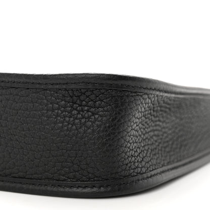 Hermes Taurillon Clemence Evelyne TPM Black 10 of 11