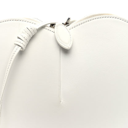 Alaia Lux Calfskin Le Coeur Bag Lacquer Optic White 7 of 8