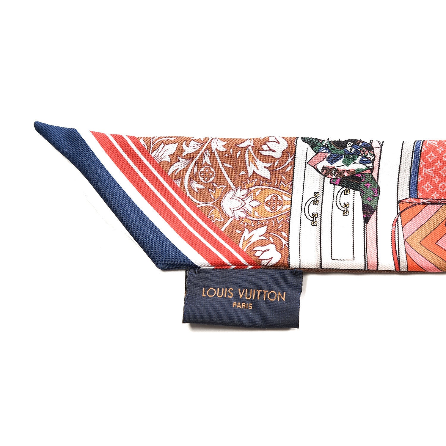 Louis Vuitton Silk Monogram LV Prive BB Bandeau Beige 2 of 3