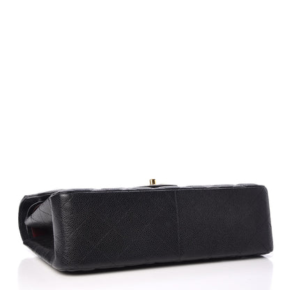 Chanel Caviar Quilted Jumbo Double Flap Black 4 of 7