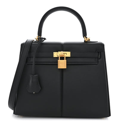 Hermes Swift Kelly Padded Sellier 25 Black 1 of 10
