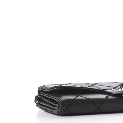 Chanel Lambskin Ultimate Stitch Clutch Flap Black 5 of 10