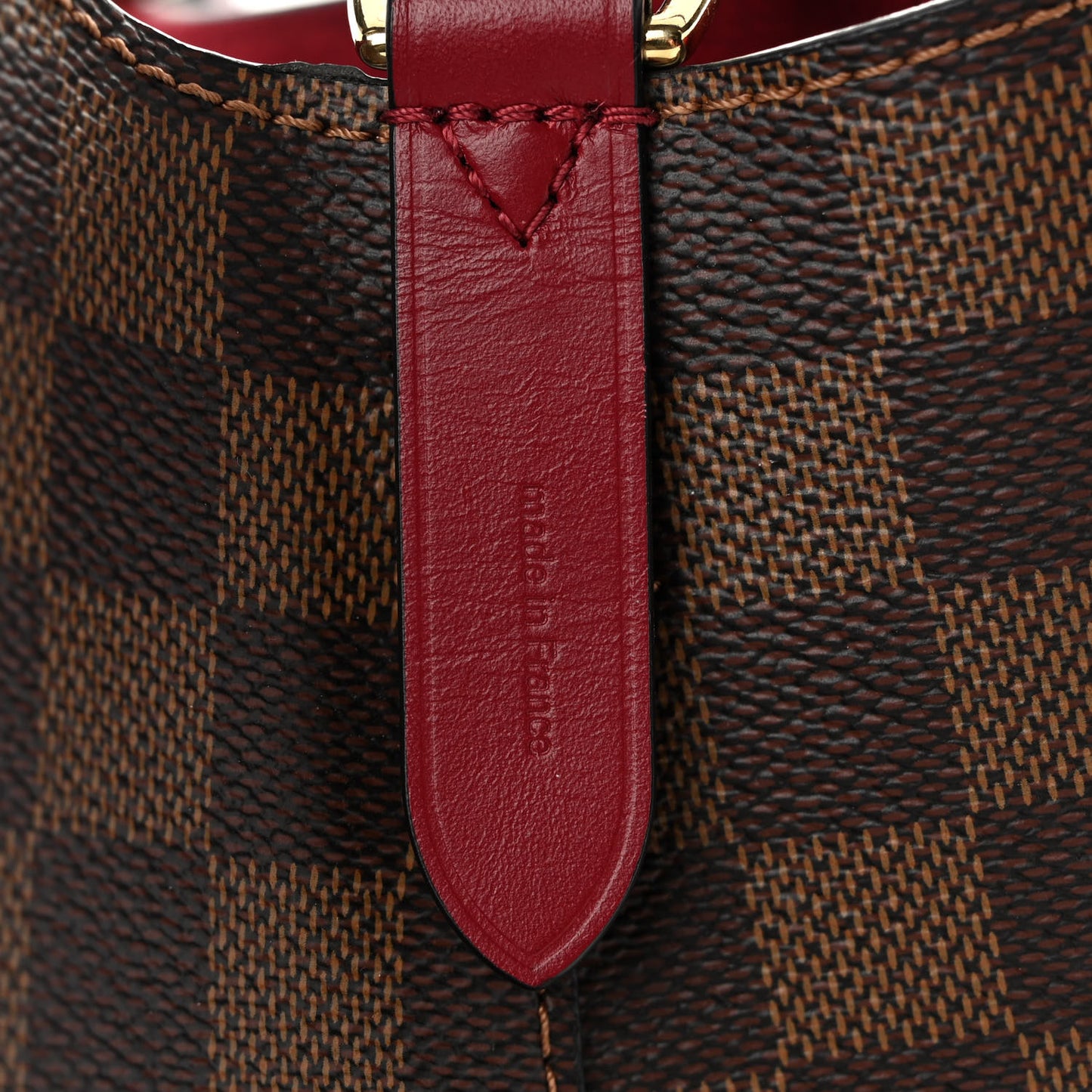 Damier Ebene Neonoe MM Cherry Berry