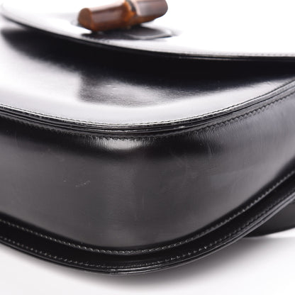 Gucci Calfskin Bamboo Top Handle Bag Black 11 of 11